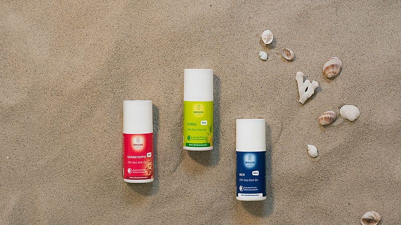 Deodoranti weleda, groupage di prodotti