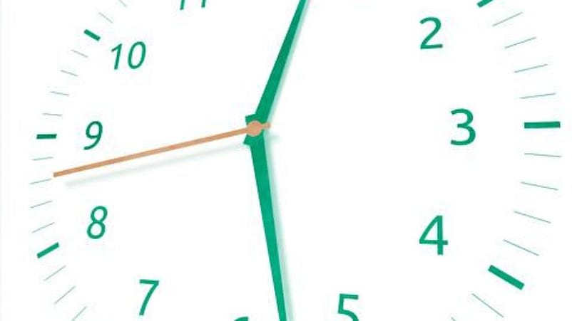 illustration d'une horloge