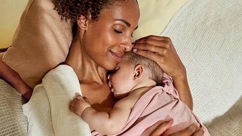 Mère avec son bébé