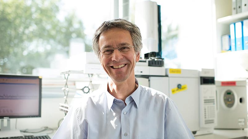 Dr. Leo Zängerle im Labor