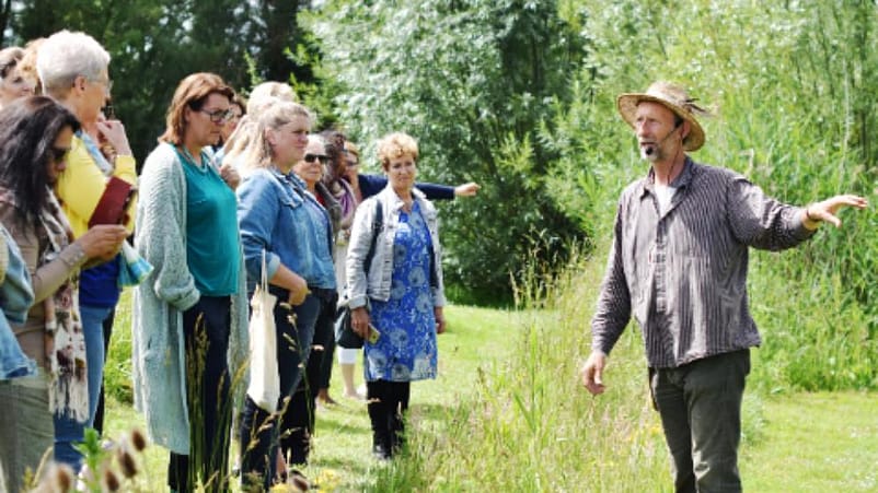 Tuinrondleiding bij Weleda