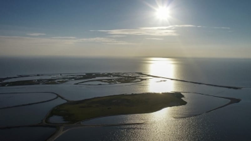 Zonsopgang bij Marker Wadden