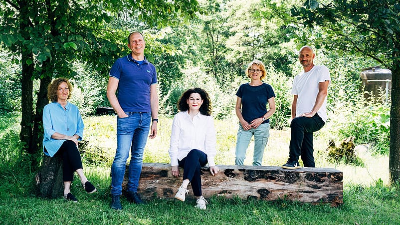 Gründungsteam der School of Nature in der Natur