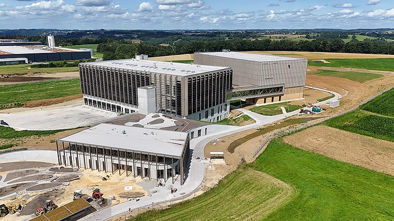 Aussenanlage von oben