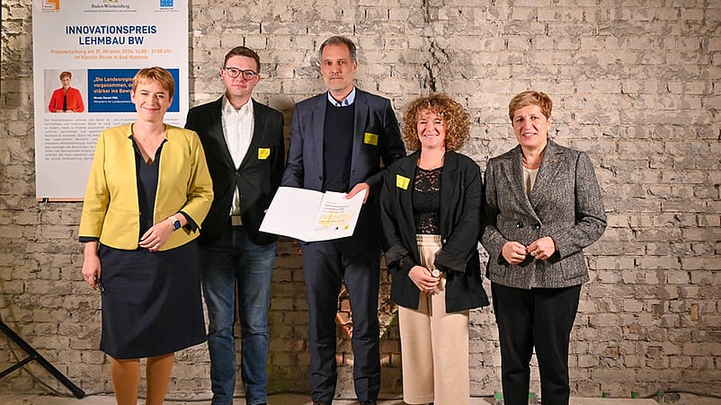 Preisverleihung des Innovationspreis Lehmbau BW im Kloster Reute