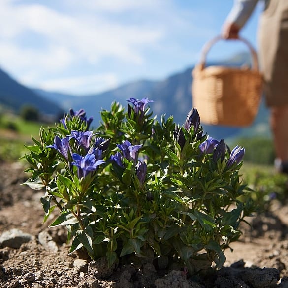 Gentiane bleue biologique