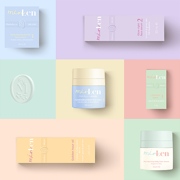 minLen produkter ihop i en fyrkantig bild