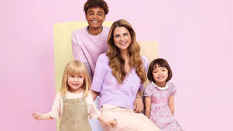 Madeleine Bernadotte und Kinder