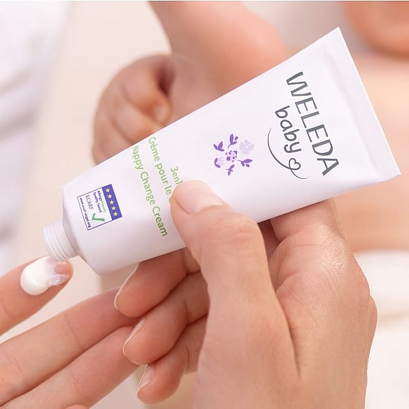 Anwendung Baby Derma Wundschutwcreme