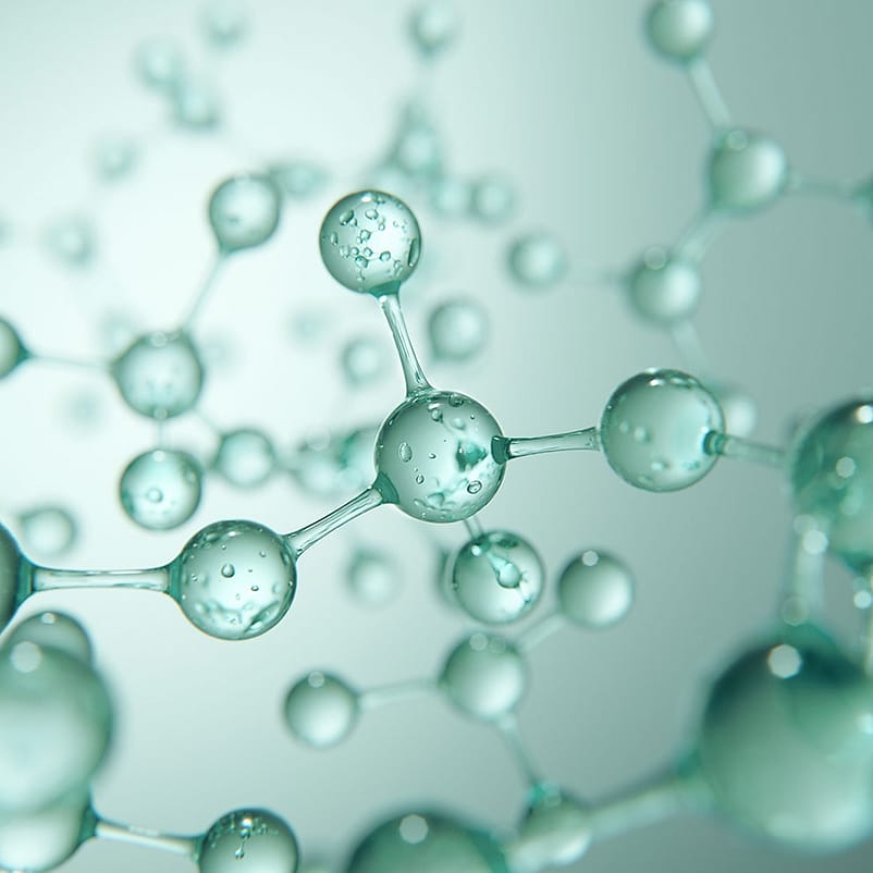 Illustration von Hyaluronsaeure