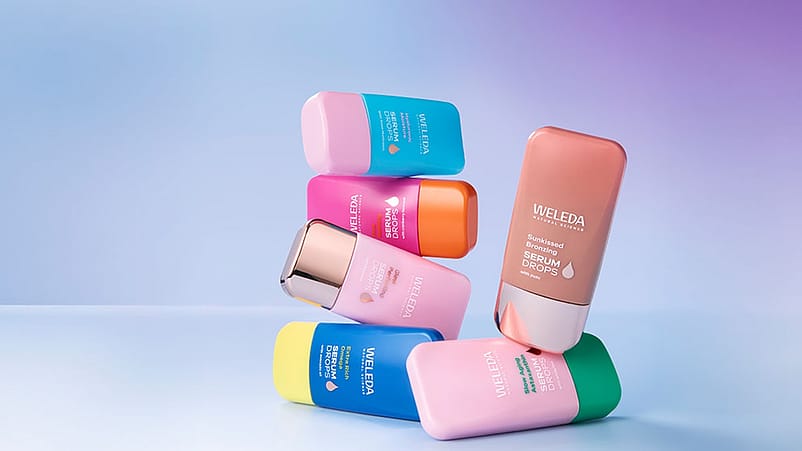 Sechs Packungen von Weleda booster drops