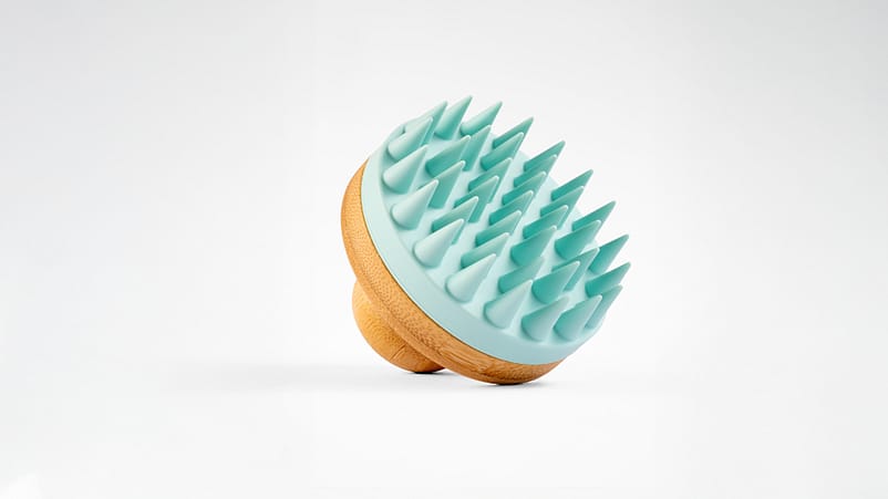 brosse massante cuir chevelu