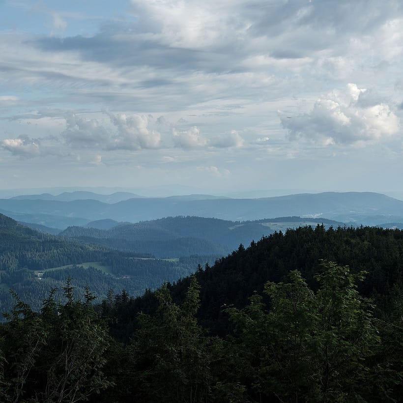 Aussicht auf die Alpen