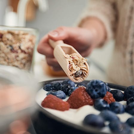 Muesli mit Fruechten