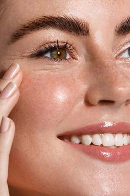 woman smiling