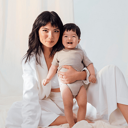 bébé et sa maman