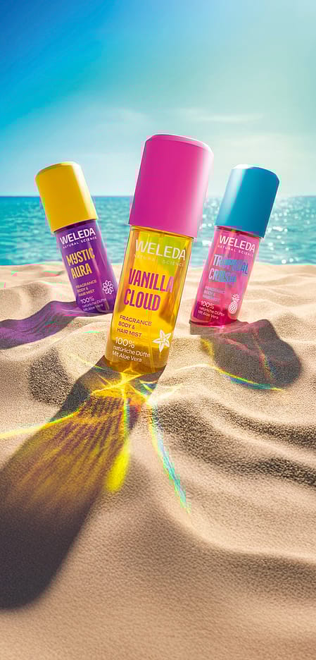 Body & Hair Mists am Strand