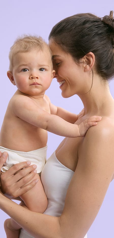 mama con bebe en brazos promocion
