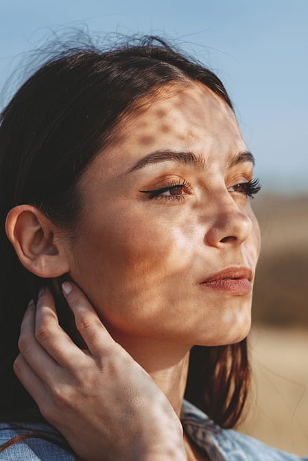 woman in field