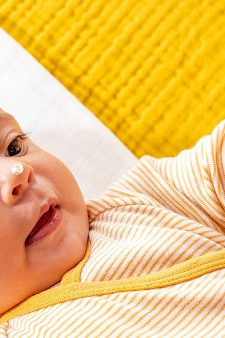 Baby met Weleda Calendula Gezichtscrème