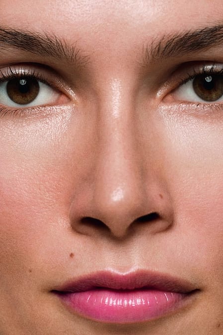 primer plano de cara de mujer