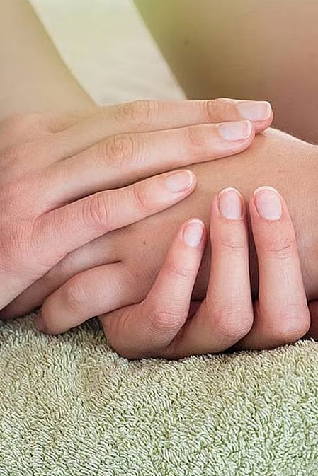 massage des mains