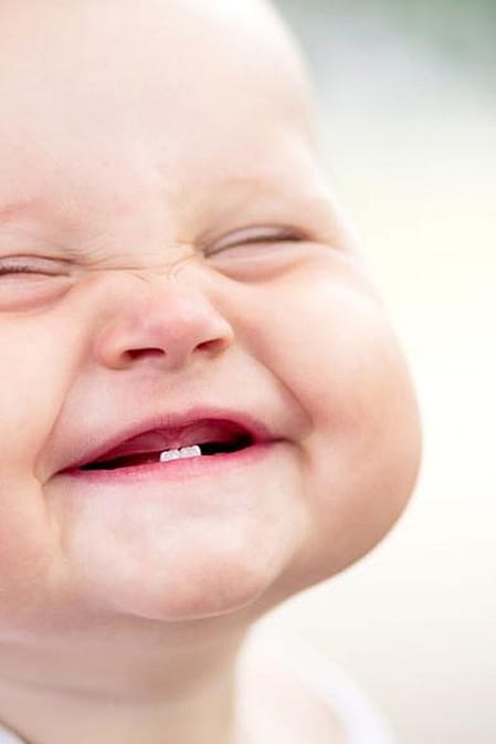 baby smiles