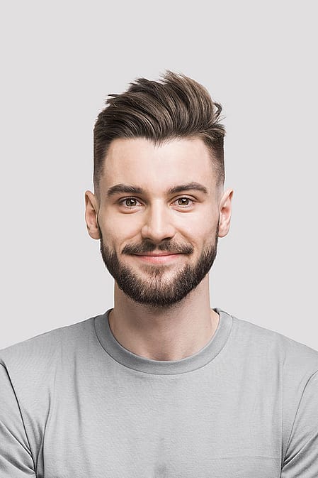 Visage de l'homme