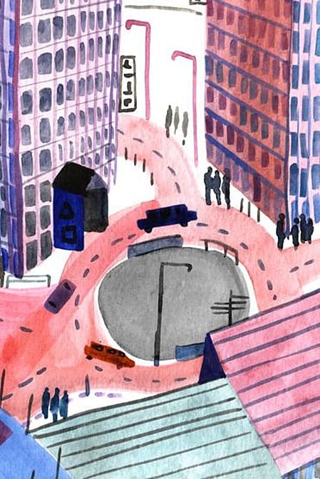 illustrated city