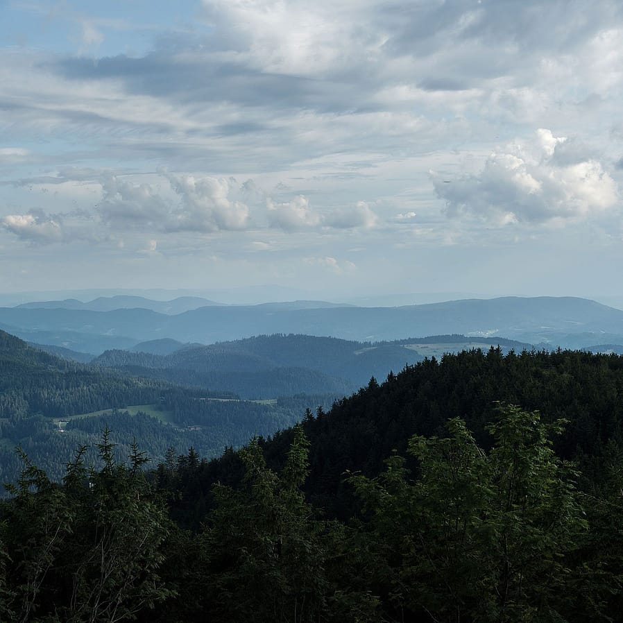 Vue sur les montagnes