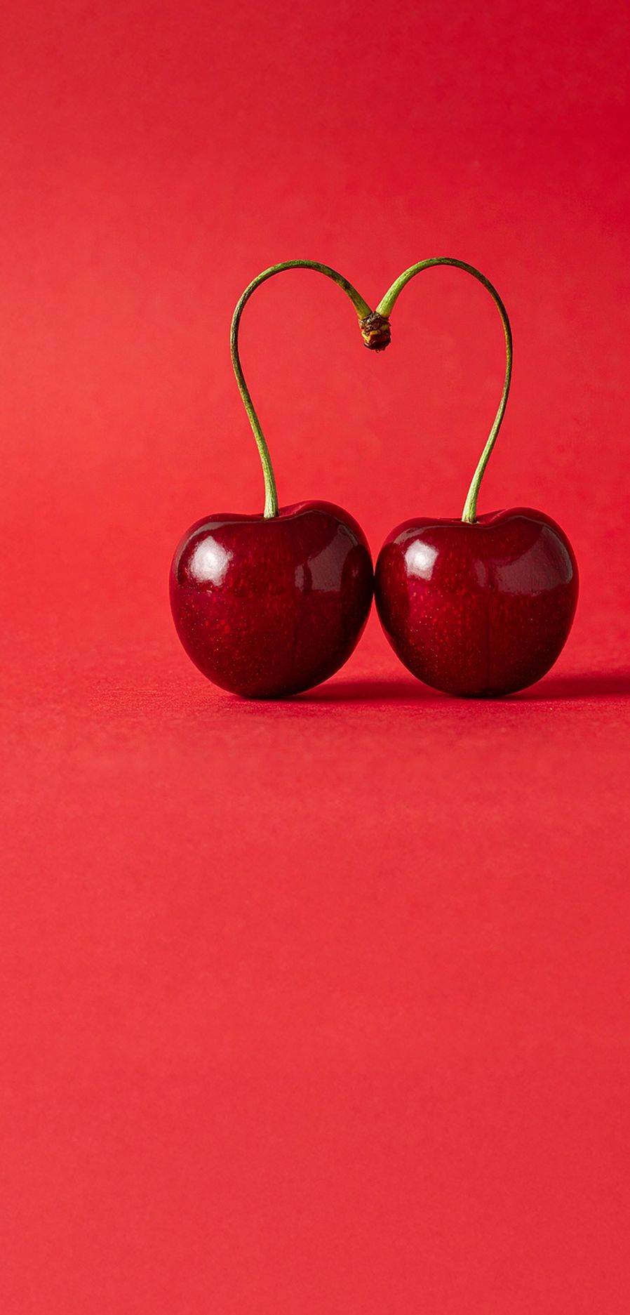 zwei rote Kirschen