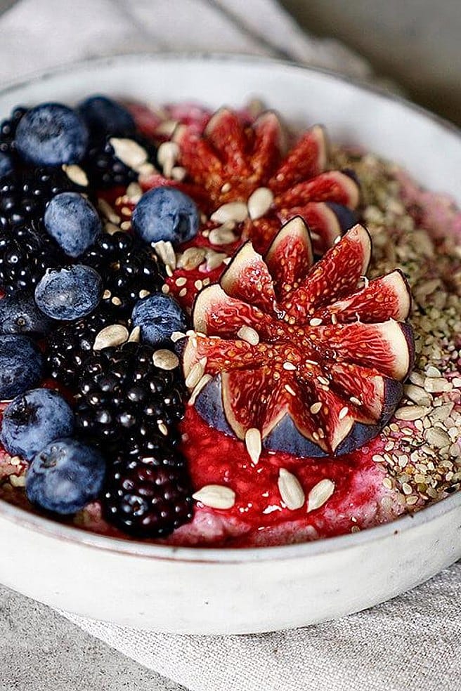 Céréales dans un bol