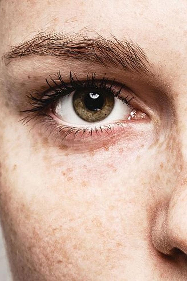 Augen einer jungen Frau