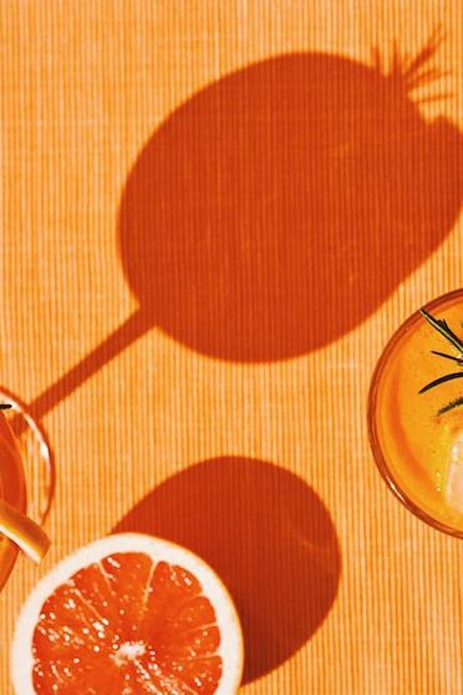 Sanddorn Cocktail im Glass