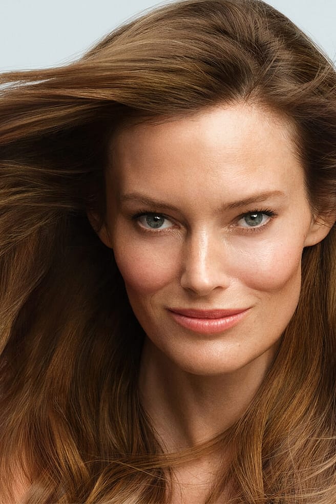 Donna con capelli lunghi