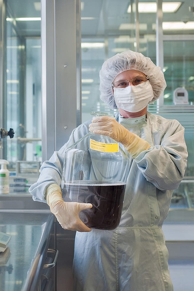 Mitarbeiter im Labor