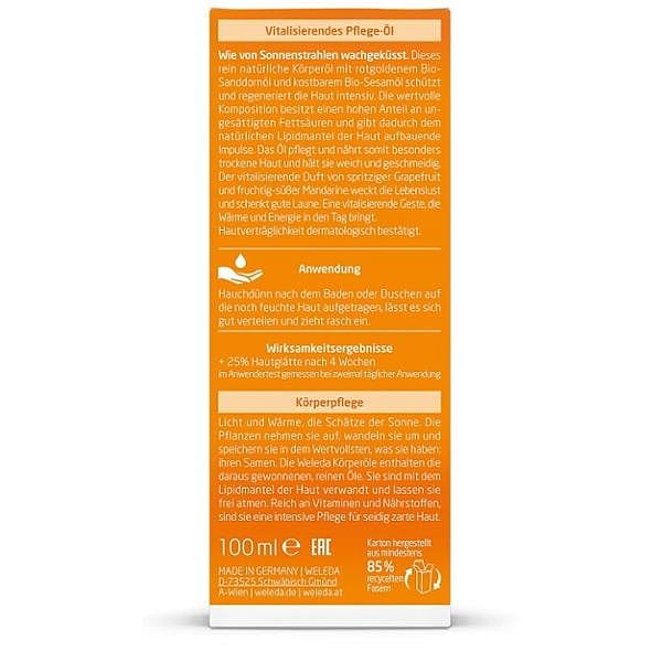 Sanddorn Vitalisierendes Pflege-Öl