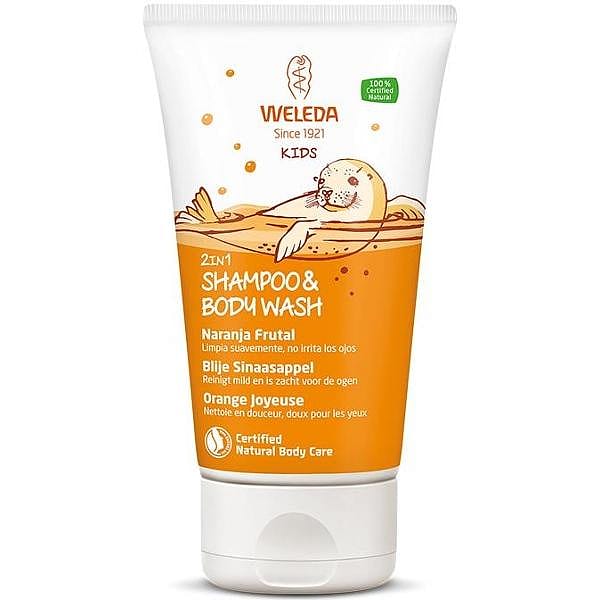 Kids 2in1 Shampoo & Body Wash Blije Sinaasappel