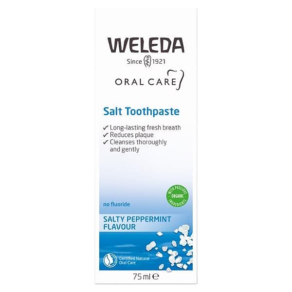 75ml Packaging Salt Toothpaste Box front.