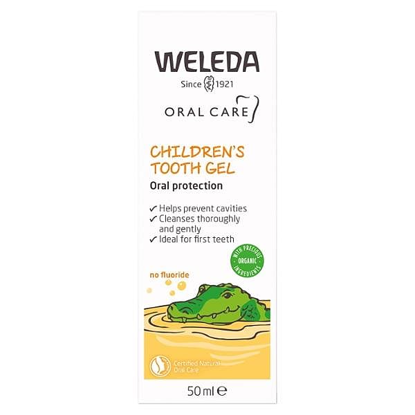 50ml Packaging Childrens Tooth Gel Box front.
