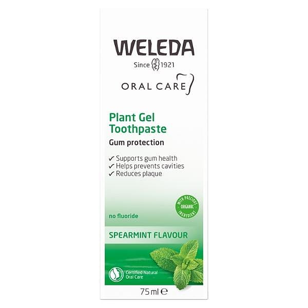 75ml Packaging Plant Gel Toothpaste Box front.