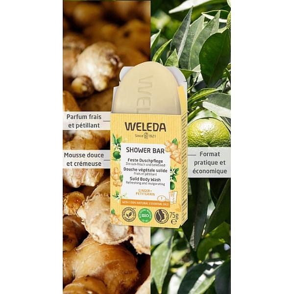 Douche végétale solide Gingembre & Petitgrain