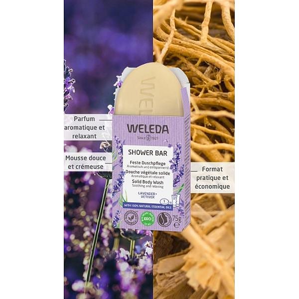 Douche végétale solide Lavande & Vétiver
