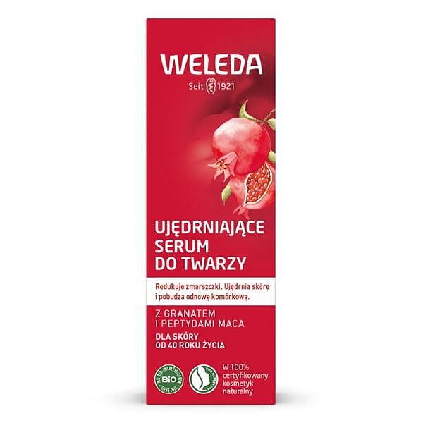 Ujędrniające serum z granatem i peptydami maca