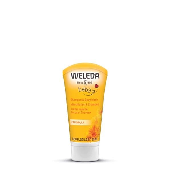 Calendula Shampoo & Body Wash, 20ml