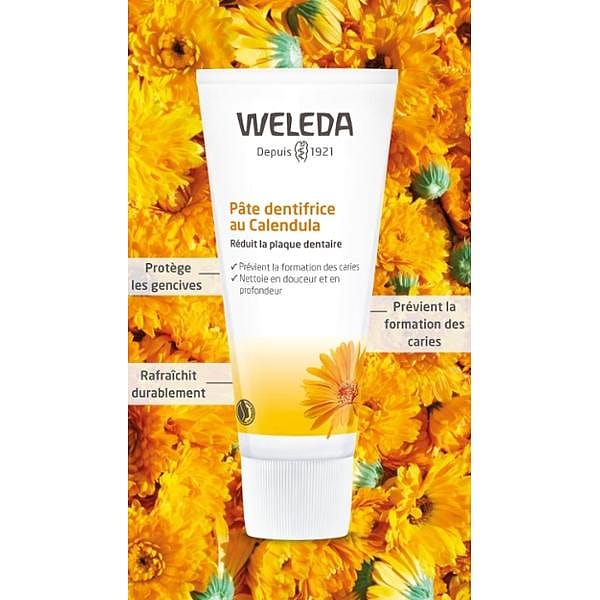 Pâte dentifrice au Calendula