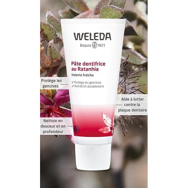 Pâte dentifrice au Ratanhia