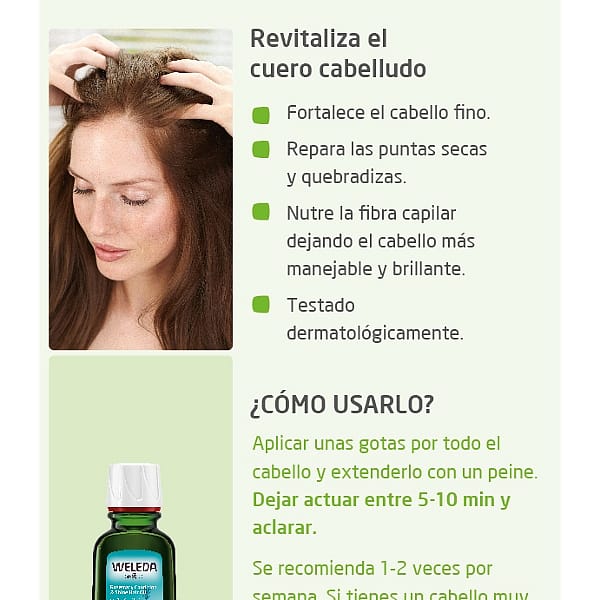 como aplicar aceite capilar de romero antes del lavado