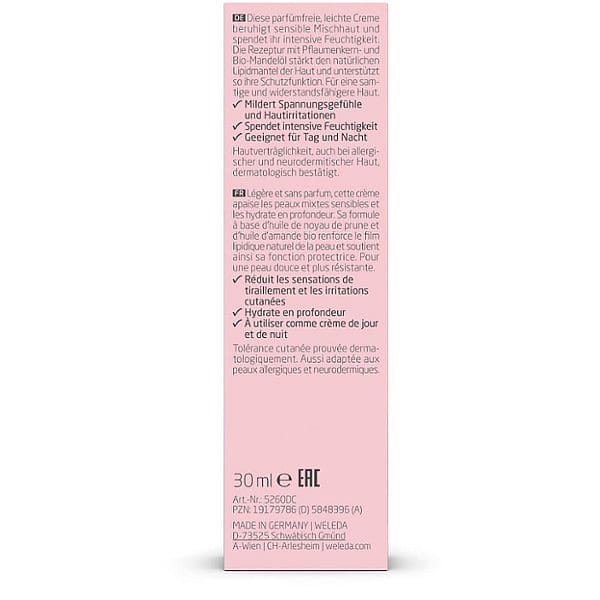 Sensitiv Feuchtigkeitscreme Leicht Mandel