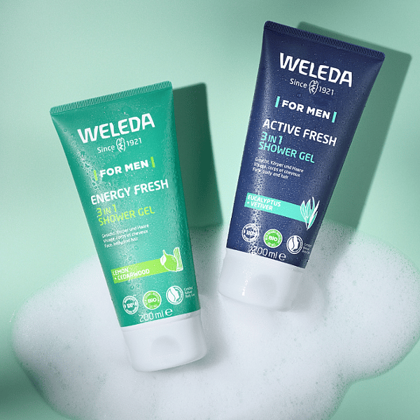 Gel Douche 3 en 1 Active Fresh